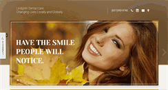 Desktop Screenshot of lindgrendentalcare.com