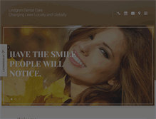 Tablet Screenshot of lindgrendentalcare.com